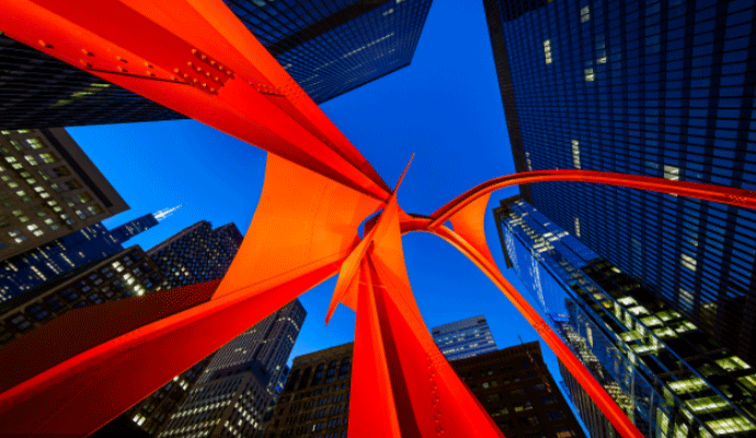 亞歷山大.考爾德的大型不銹鋼雕塑《火烈鳥》.gif 亞歷山大.考爾德的大型不銹鋼雕塑《火烈鳥》.gif